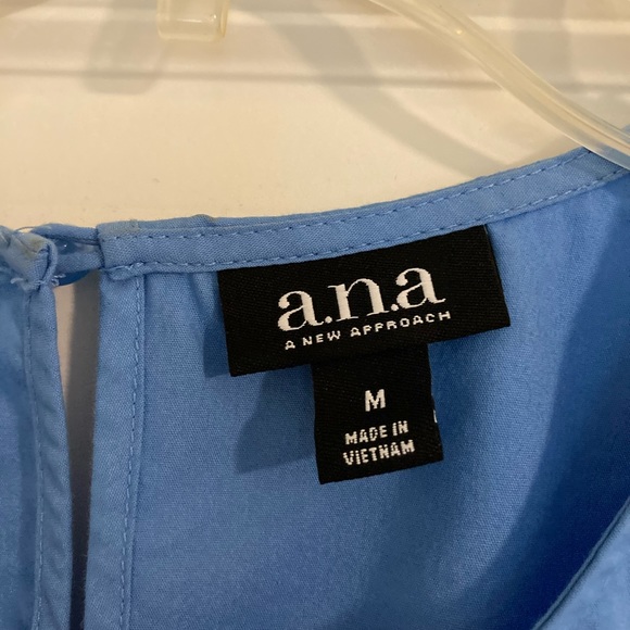 a.n.a blouse with pearl accents - Picture 4 of 5